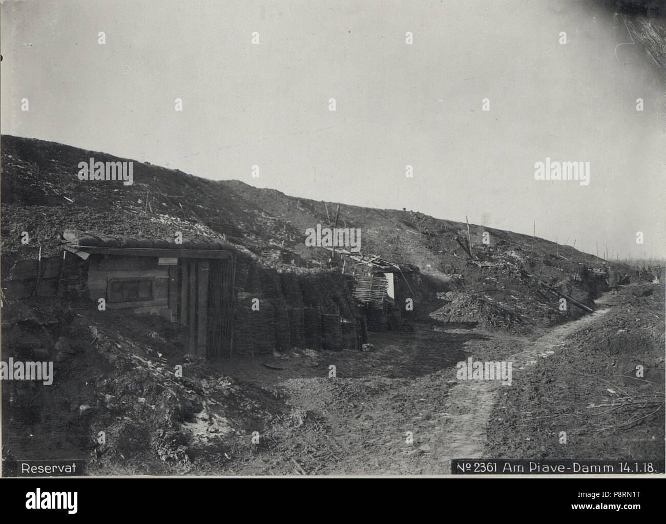 . 35 Am Piave-Damm 14.1.18. (BildID) 15613760 Stockfoto