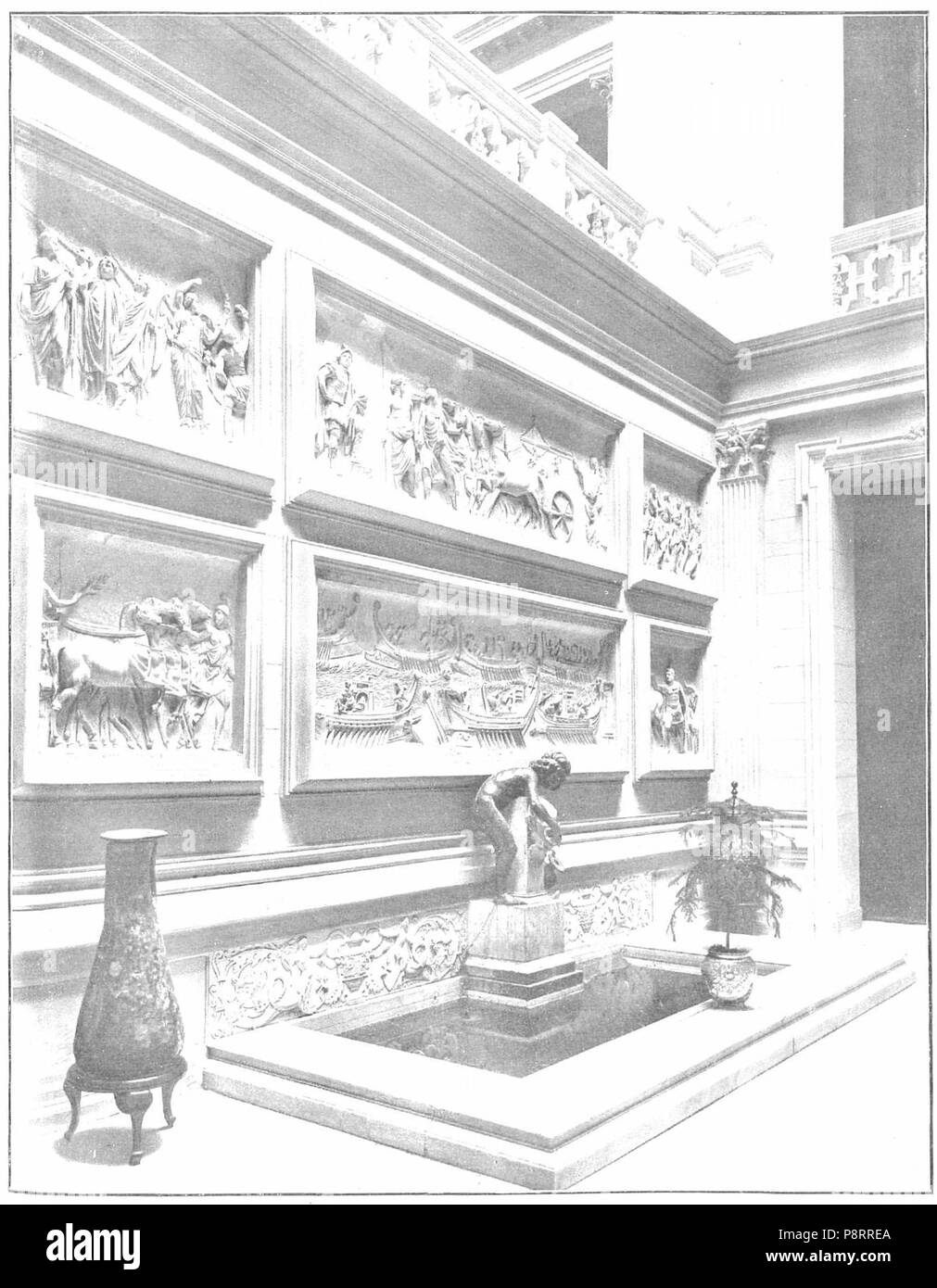 445 Palacio de Los Duques de Medinaceli, de Campúa, La Esfera, 1914 Stockfoto