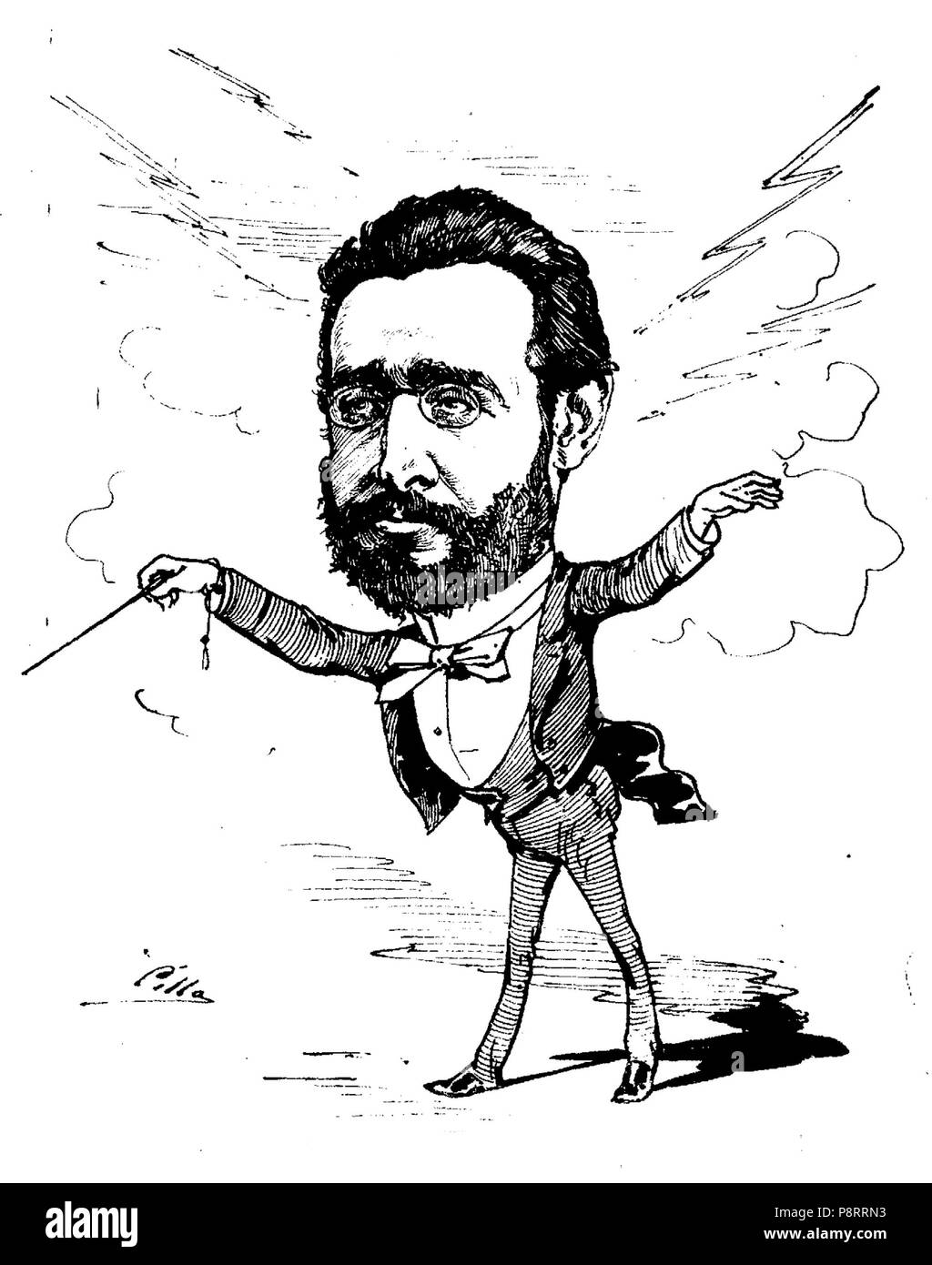 10 1883-04-29, Madrid Cómico, de Cilla, Ruperto Chapí (7/8) Stockfoto