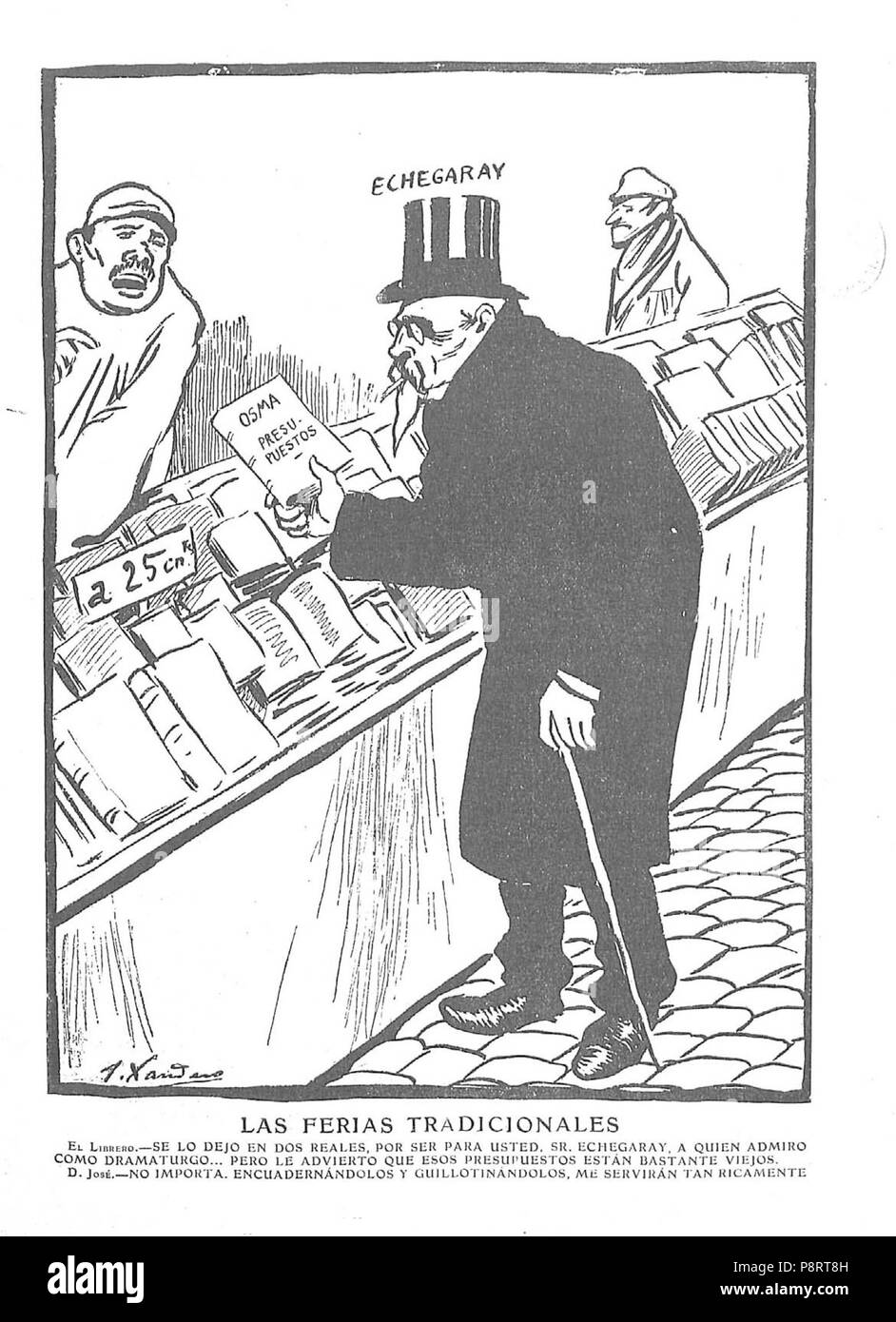 14 1905-10-01, Gedeón, Las ferias tradicionales, Xaudaró Stockfoto