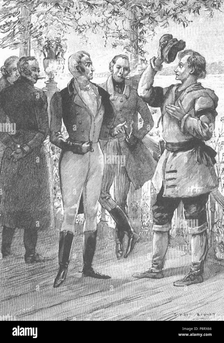 . 1 "Familie ohne Namen" von Georges Tiret-Bognet 22. Stockfoto