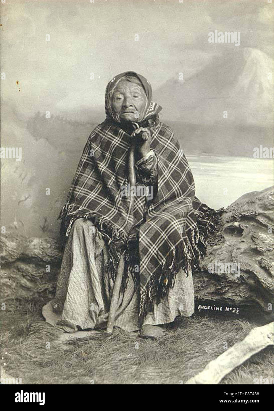 . 36 Angeline, Tochter von Chief Seattle, ca 1893 (laroche 3) Stockfoto