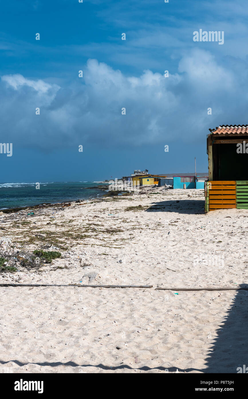 Aruba - Beach Hut in der Nähe von Boca Prins Stockfoto