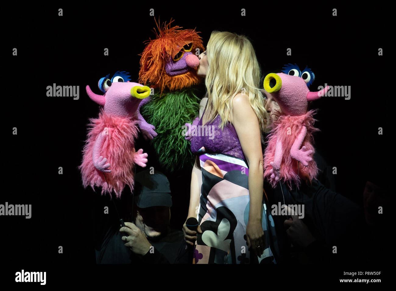 Bip bippadotta und zwei alles muppet mädchen -Fotos und -Bildmaterial