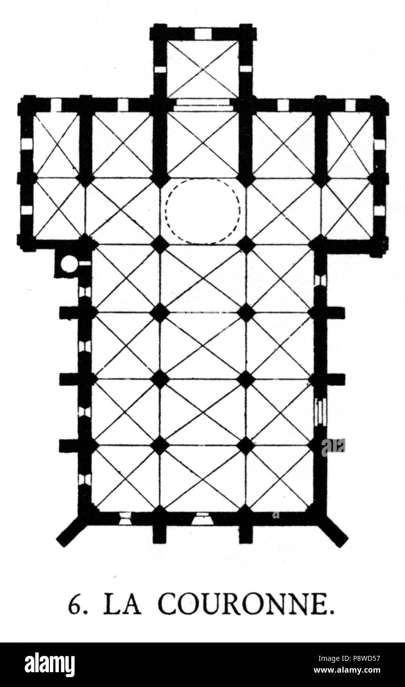 106 Dehio 191 La Couronne Stockfoto