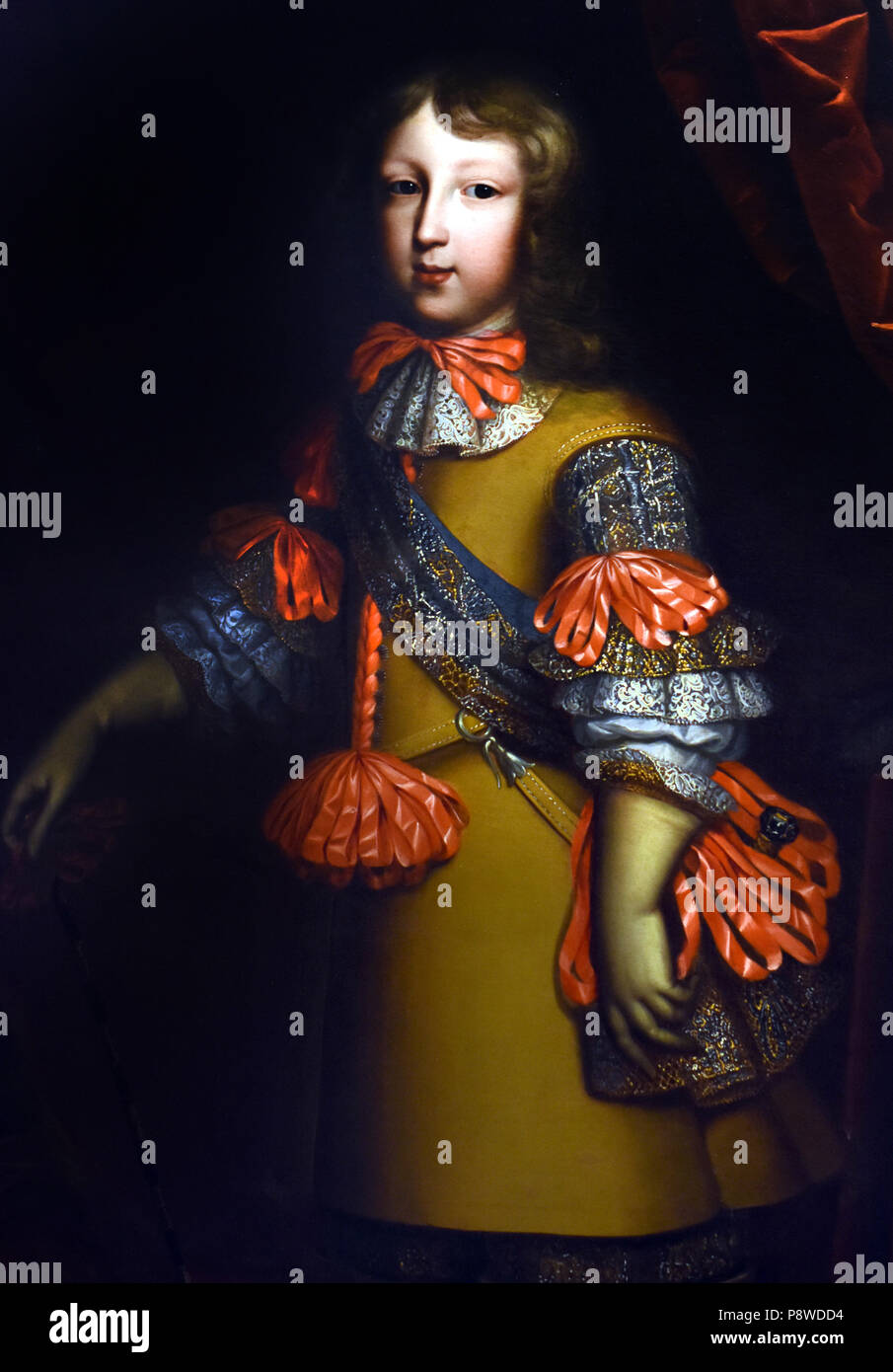 Ludwig von Frankreich, auch genannt der Große Delfin (1661-1711), war der erste Sohn und damit der Erbe des Königs Ludwig XIV. von Frankreich und Königin Maria Theresia. Von Französischen unbekannter Maler des 16. Jahrhunderts Frankreich Stockfoto