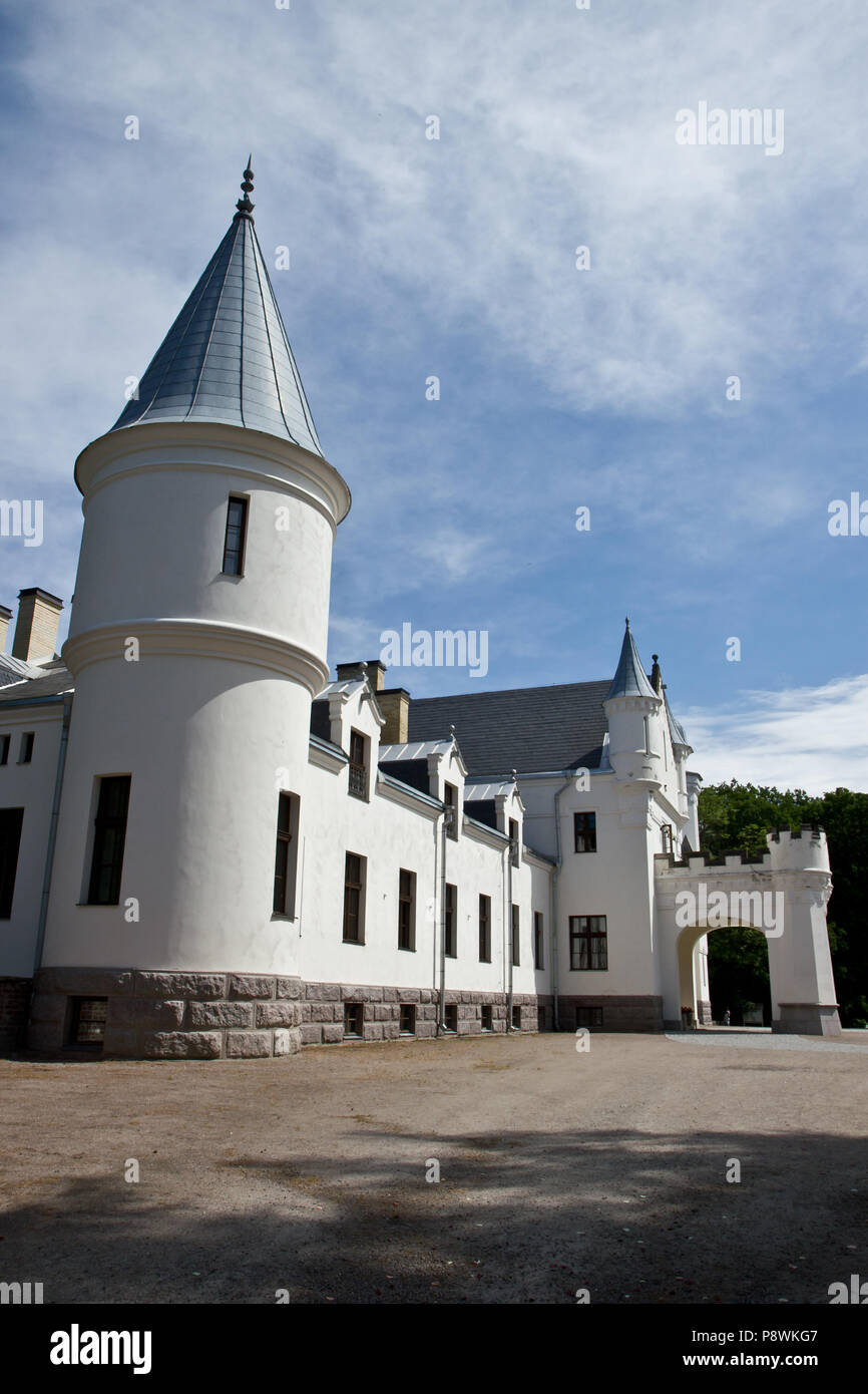 Altes Schloss, Alatskivi, Estland Stockfoto