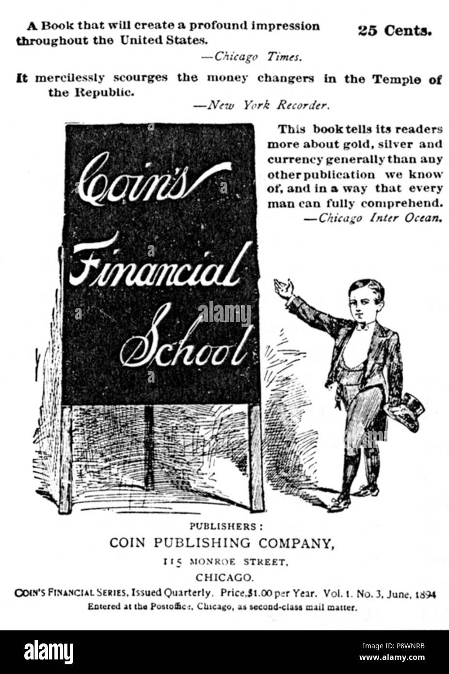 . 82 Die Münze finanzielle Schule Stockfoto