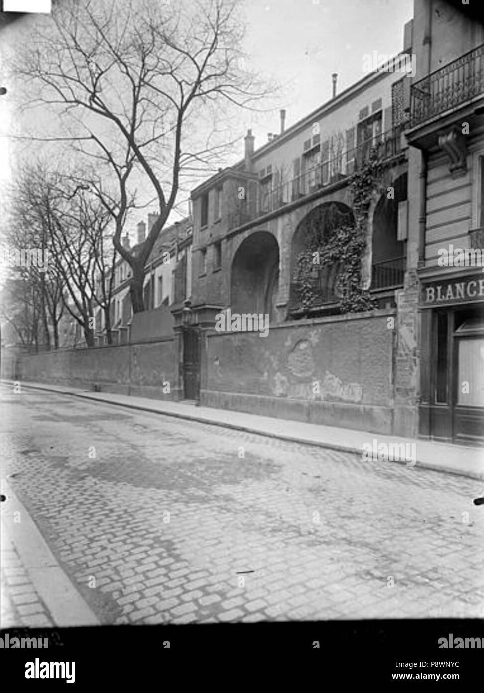 83 Collège des Bernardins (ancien) - Fassade sur Rue - Paris 05 - Médiathèque de l'architecture et du patrimoine - APMH 00037615 Stockfoto