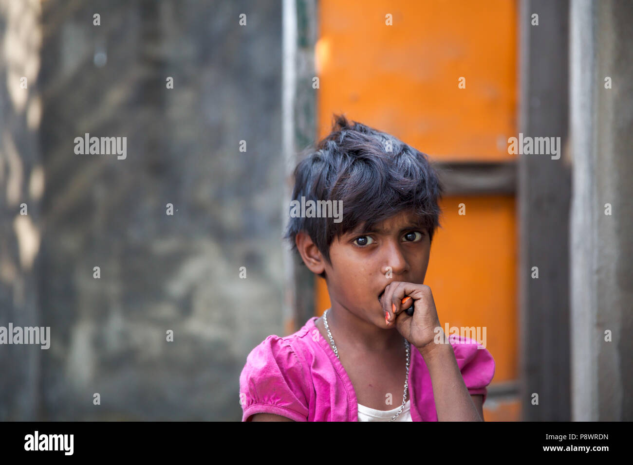 Kinder von Kolkata Stockfoto