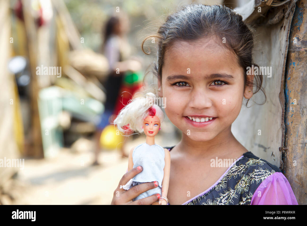 Kinder von Kolkata Stockfoto