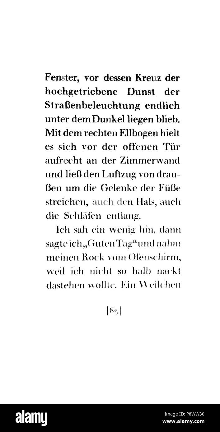 98 De Kafka Betrachtung 083 Stockfoto