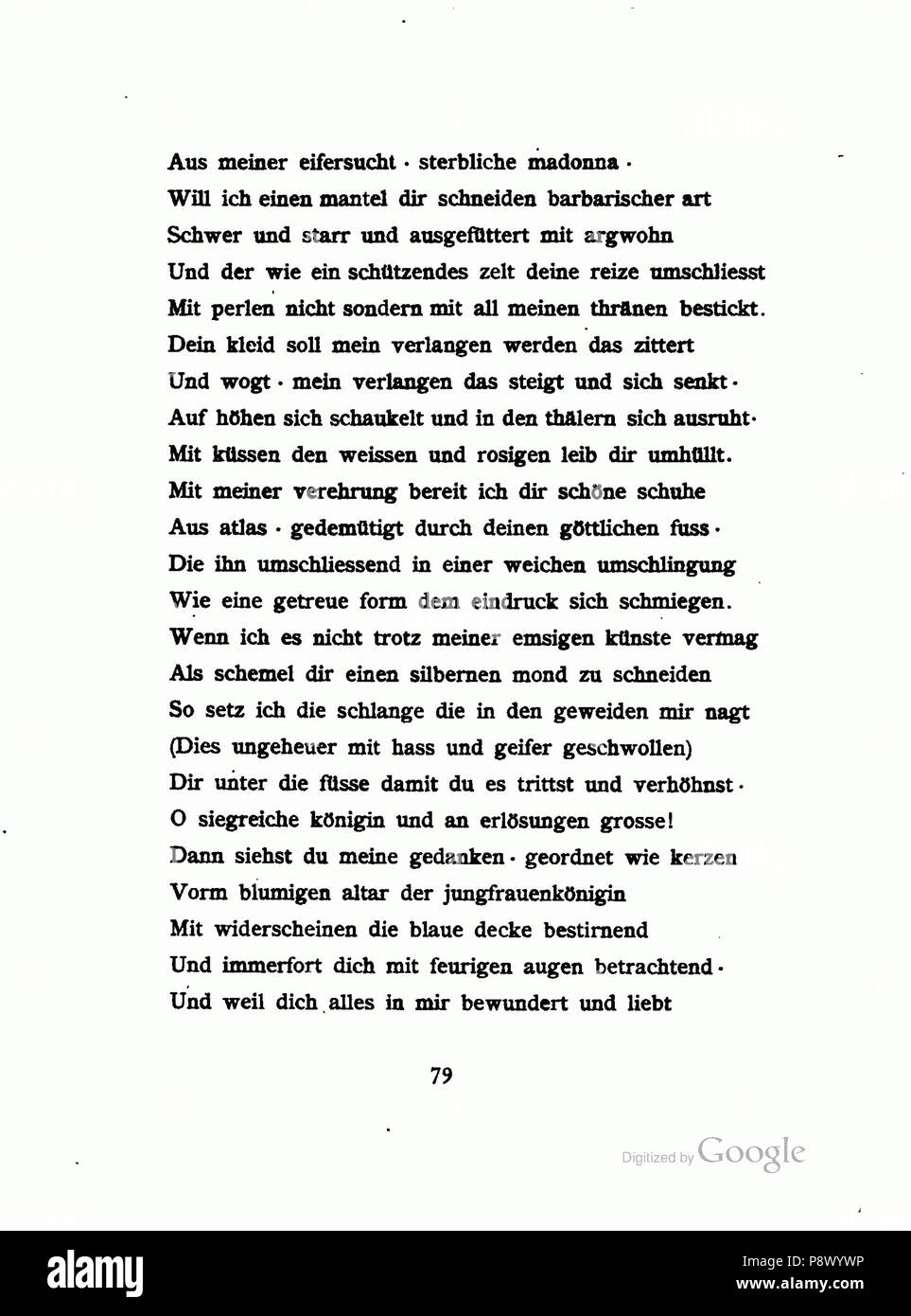 115 Die Blumen des Boesen 079 Stockfoto