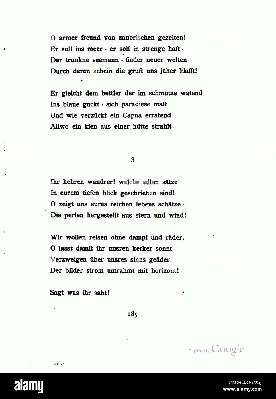 116 Die Blumen des Boesen 185 Stockfoto