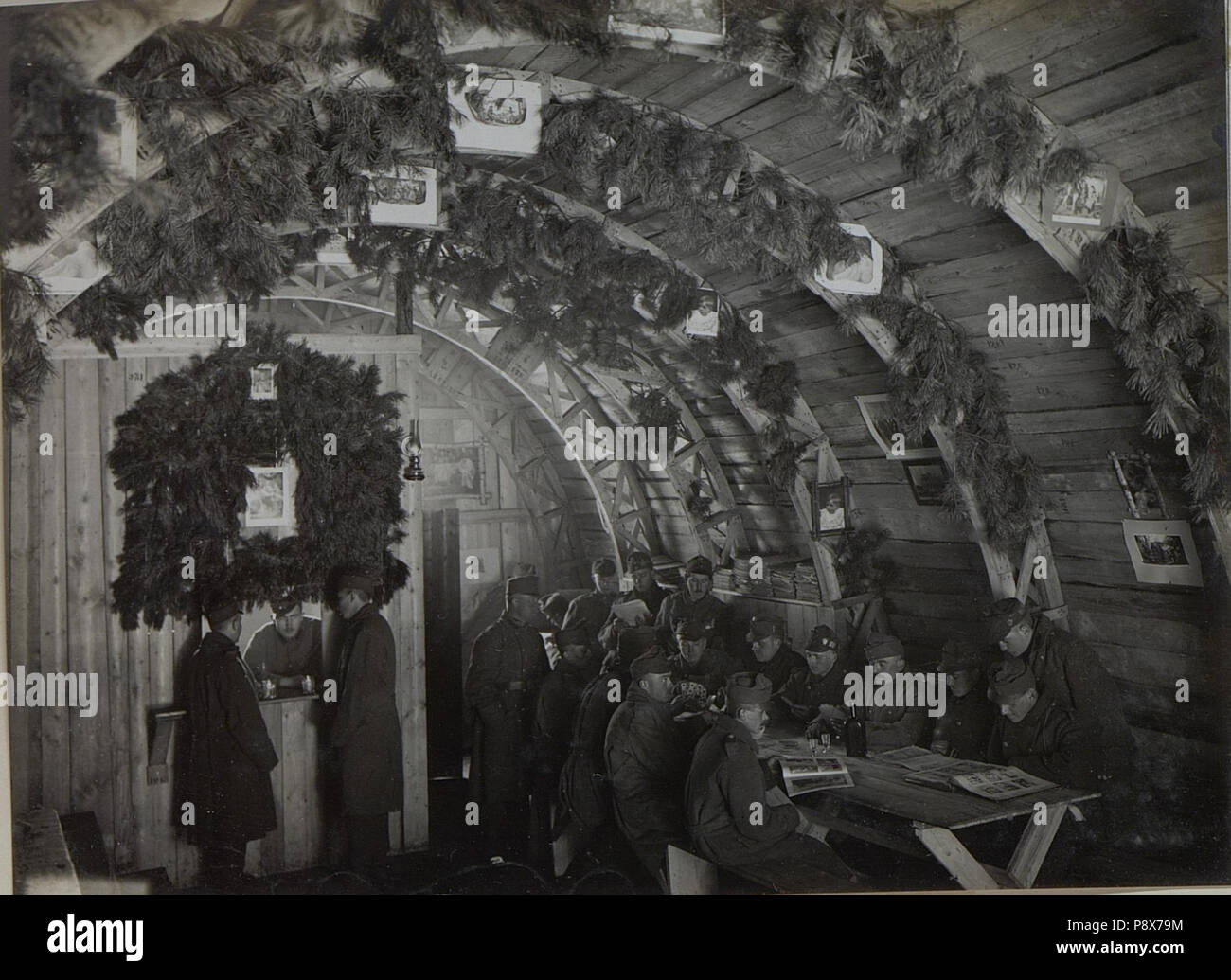 88 Das soldatenheim des Feldjägerbataillons BildID 25 (15446563) Stockfoto