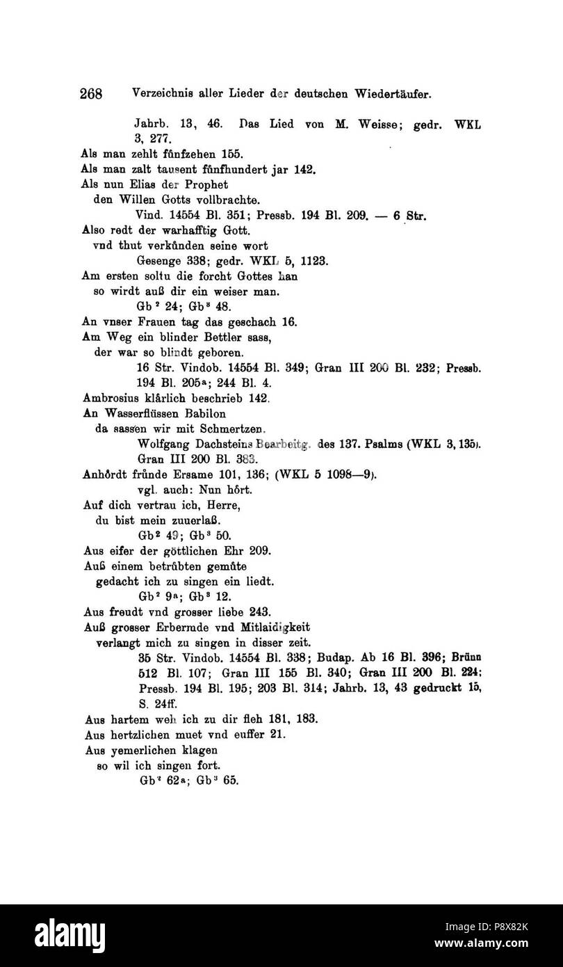 90 De Die Lieder [der (wolkan) 290 Stockfoto