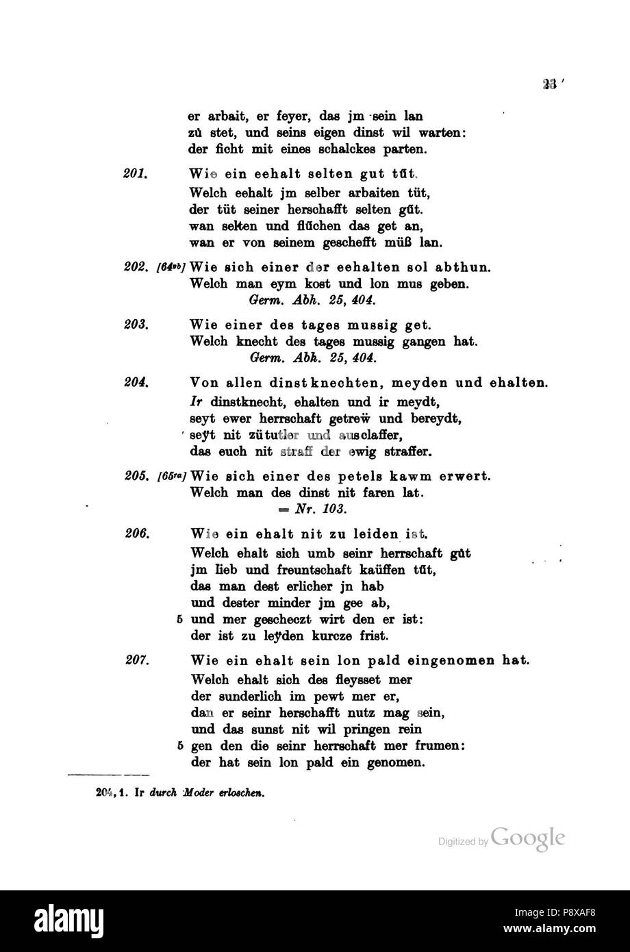 . 113 Deutsche Texte des Mittelalters Bd XIV 023 Stockfoto