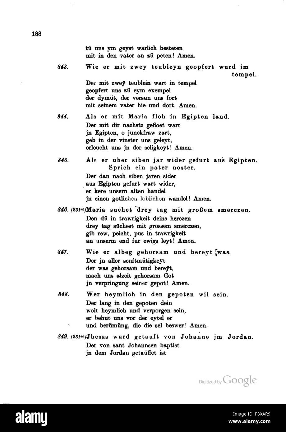 . 114 Deutsche Texte des Mittelalters Bd XIV 188 Stockfoto