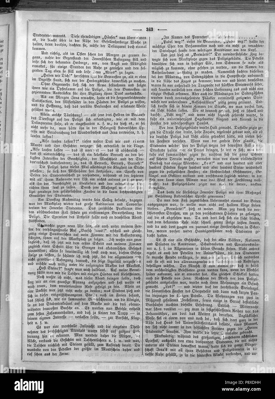 . 126 sterben Gartenlaube (1858) 343 Stockfoto