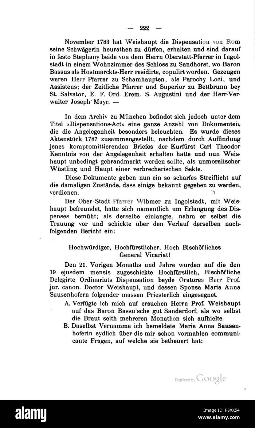 . 302 Geschichte des Illuminaten-Ordens (Engel) 222 Stockfoto