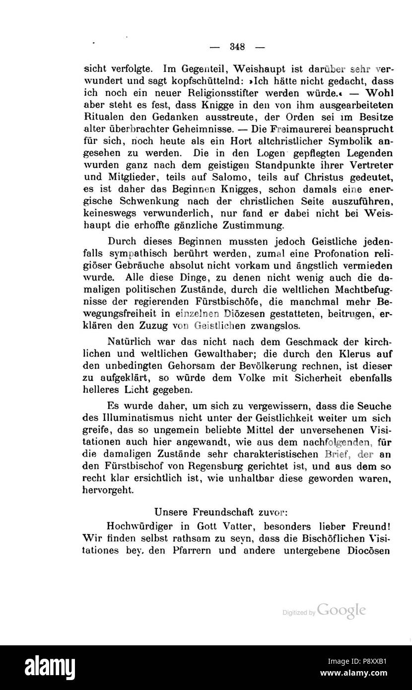 . 303 Geschichte des Illuminaten-Ordens (Engel) 348 Stockfoto