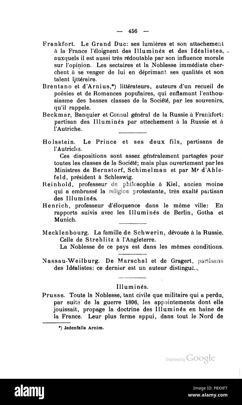 . 304 Geschichte des Illuminaten-Ordens (Engel) 456 Stockfoto