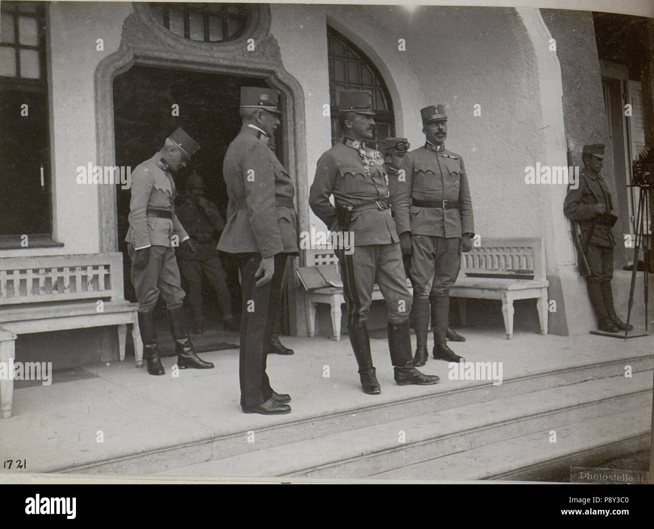 . 401 Levico. 206 Erzherzog Josef beim 11. Armeekommando. (BildID) 15647278 Stockfoto