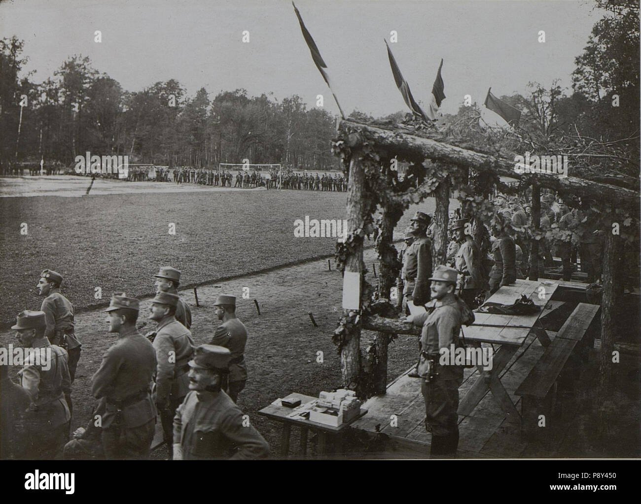 258 sterben Wiener Regimenter halten vor stand Divisionär und stand eine Brigadieren BildID Sportkonkurrenz ab (15445613) Stockfoto