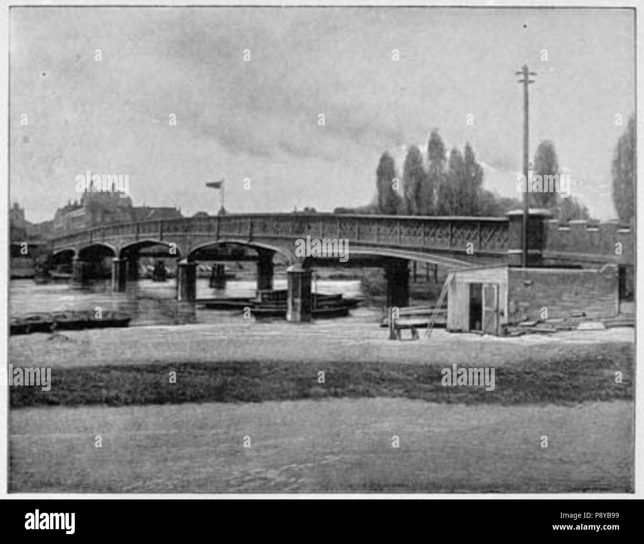 . 21 3 Hampton Cort Brücke Stockfoto