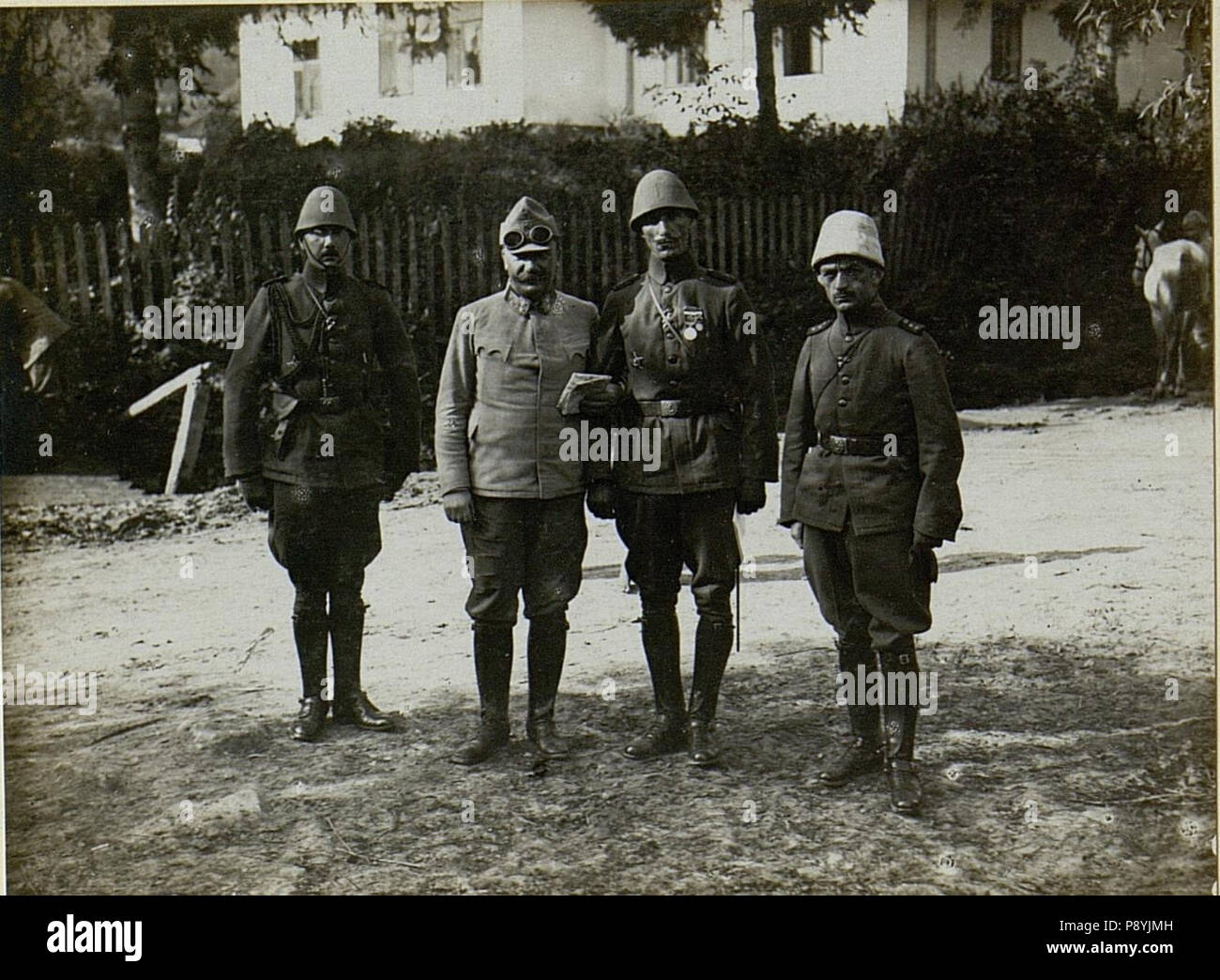 342 Inspizierung der türkischen Truppen durch BildID Feldmarschalleutnant Hofmann (15527121) Stockfoto