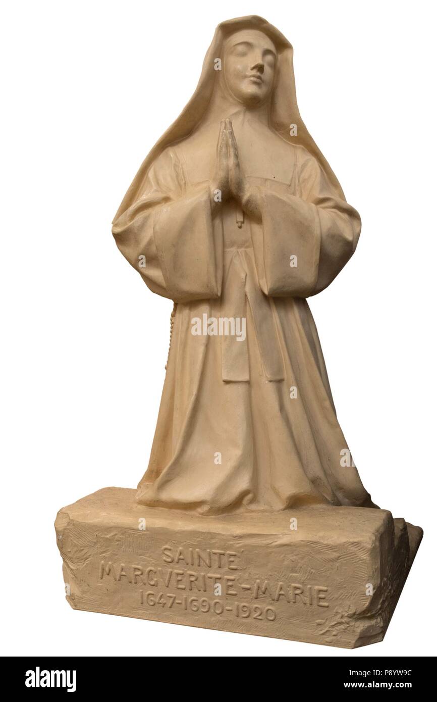 Sakrale Kunst IN PARAY-LE-MONIAL, Burgund, Frankreich Stockfoto