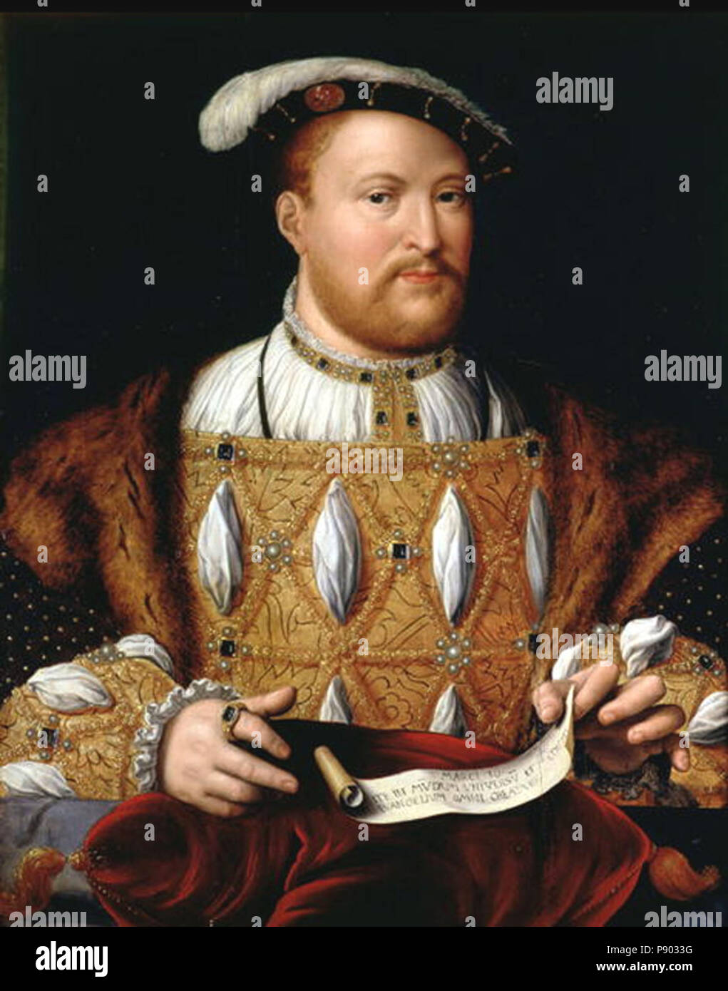König Henry VIII portrait Stockfoto