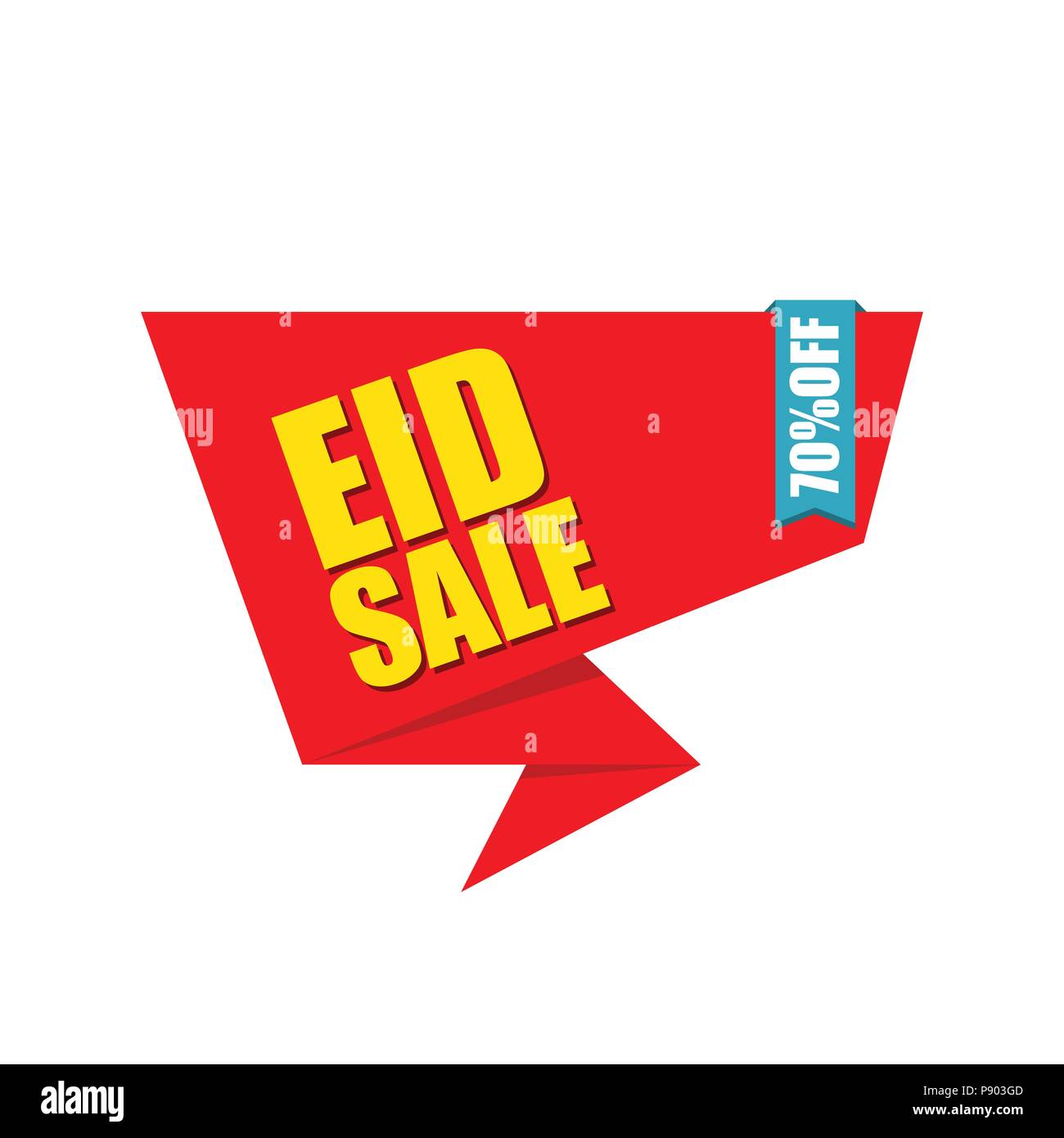 Vector Illustration verkauf Poster, Banner oder Flyer von Eid Mubarak.. Für web design und Application Interface, auch nützlich für Infografiken. Vektor illust Stock Vektor