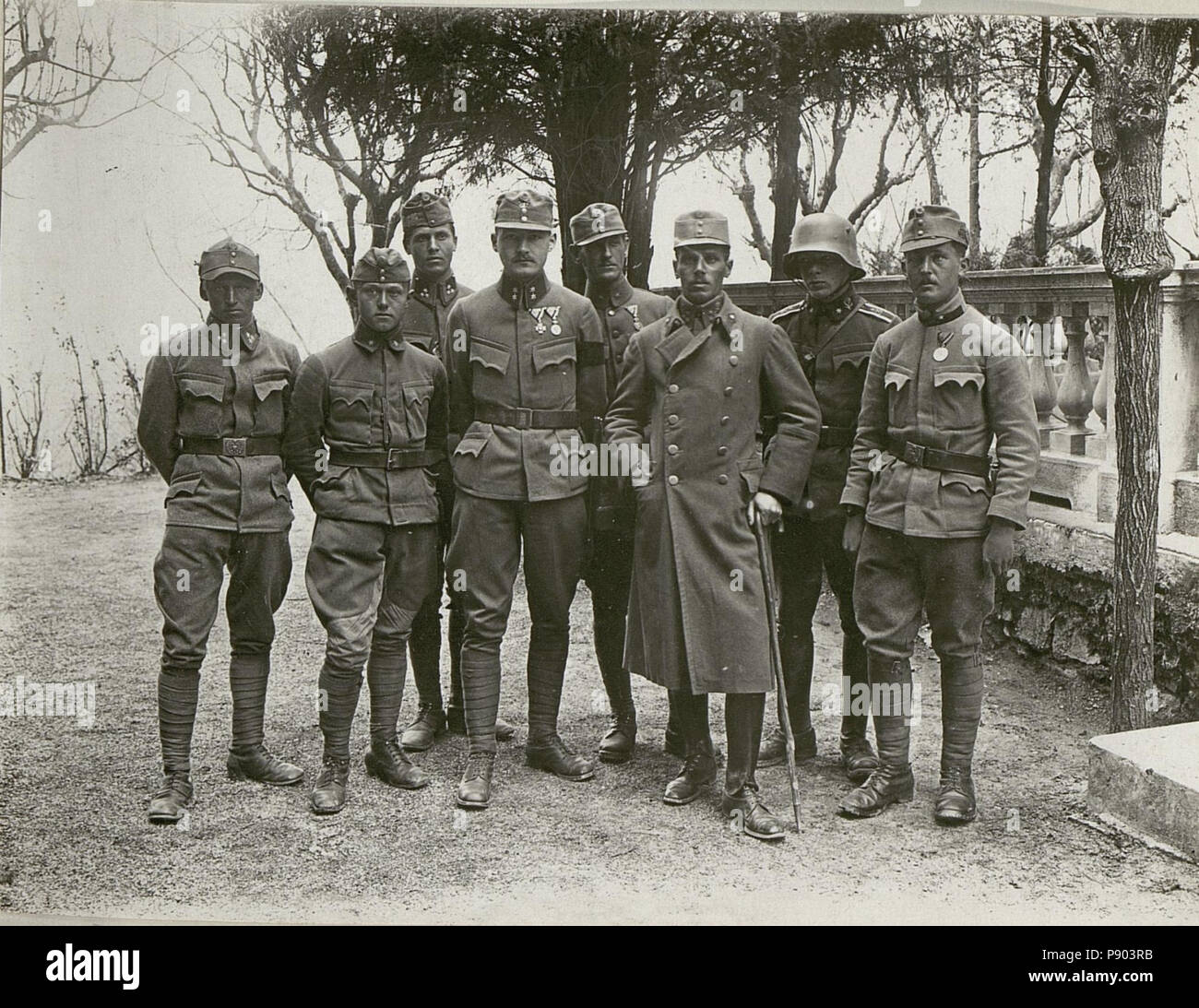 . 344 Instruktionsoffiziere des Sturmbataillons im Levico (BildID) 15622862 Stockfoto