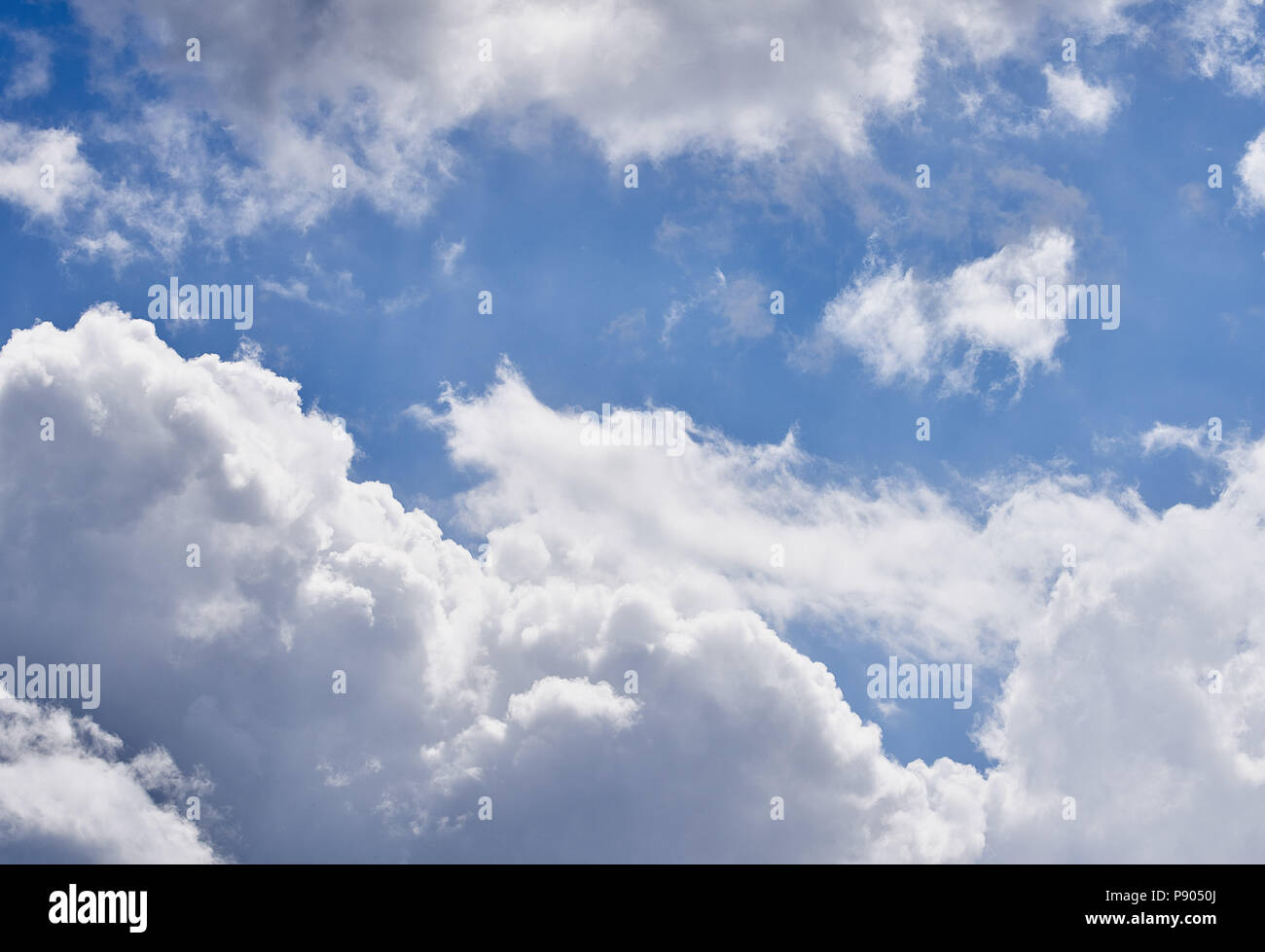 Wolken Wolken Wolken Stockfoto