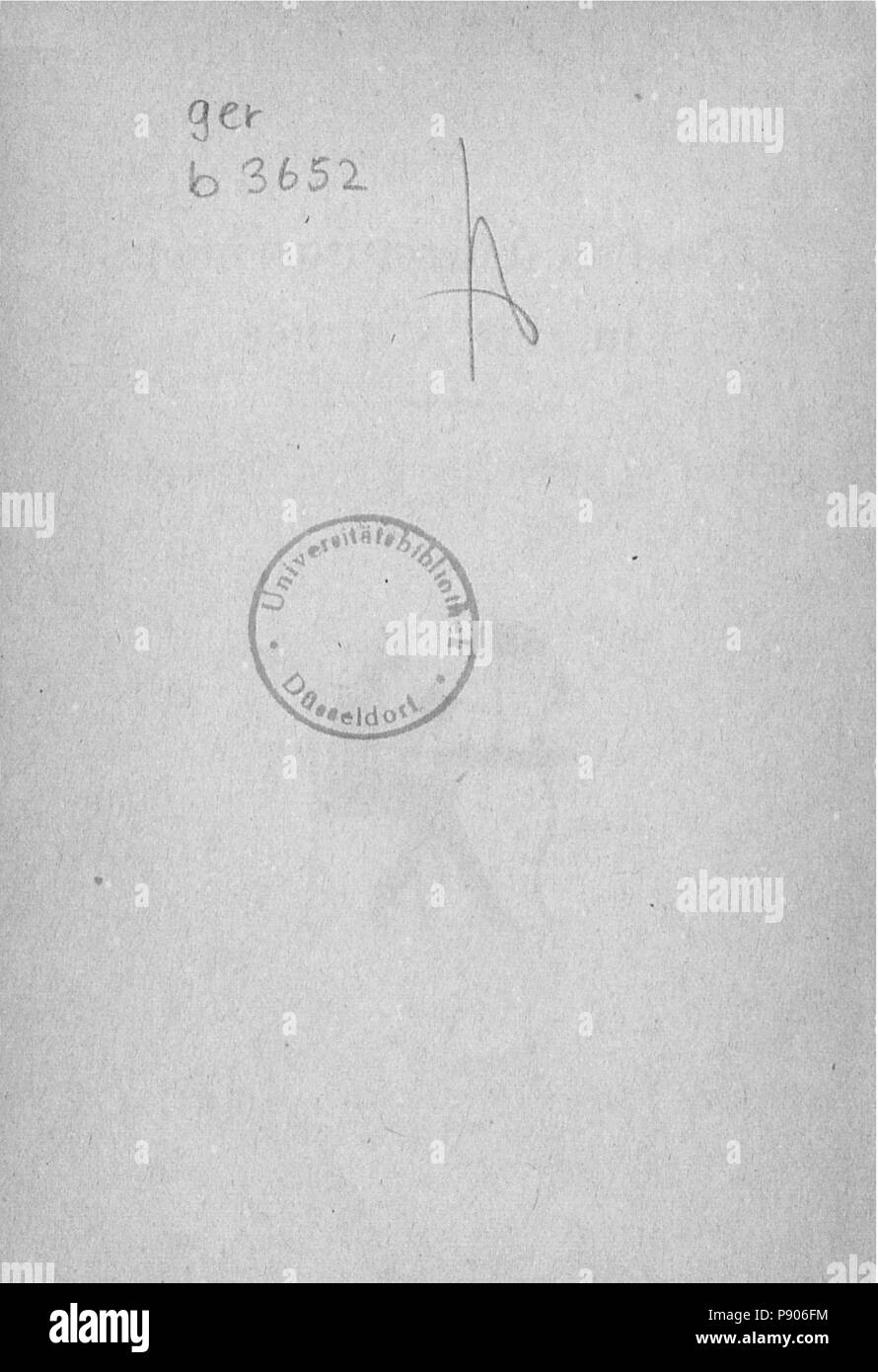 . 362 Klabund Deutsche / in einer Stunde 004 Stockfoto