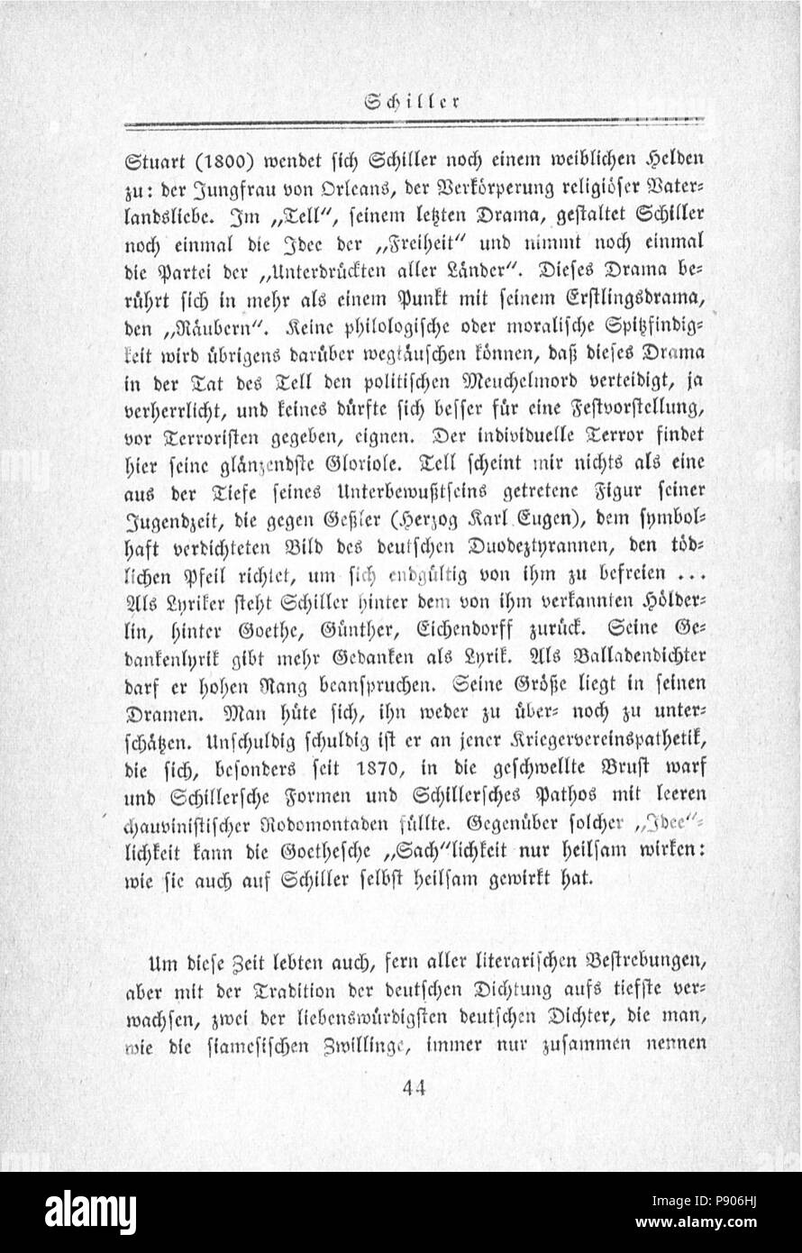 . 362 Klabund Deutsche / in einer Stunde 044 Stockfoto