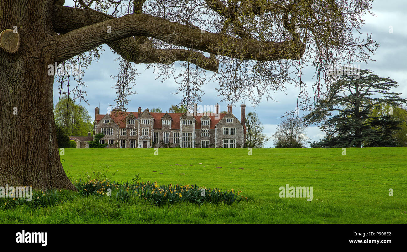 Anzeigen von Loseley Park, Surrey Stockfoto