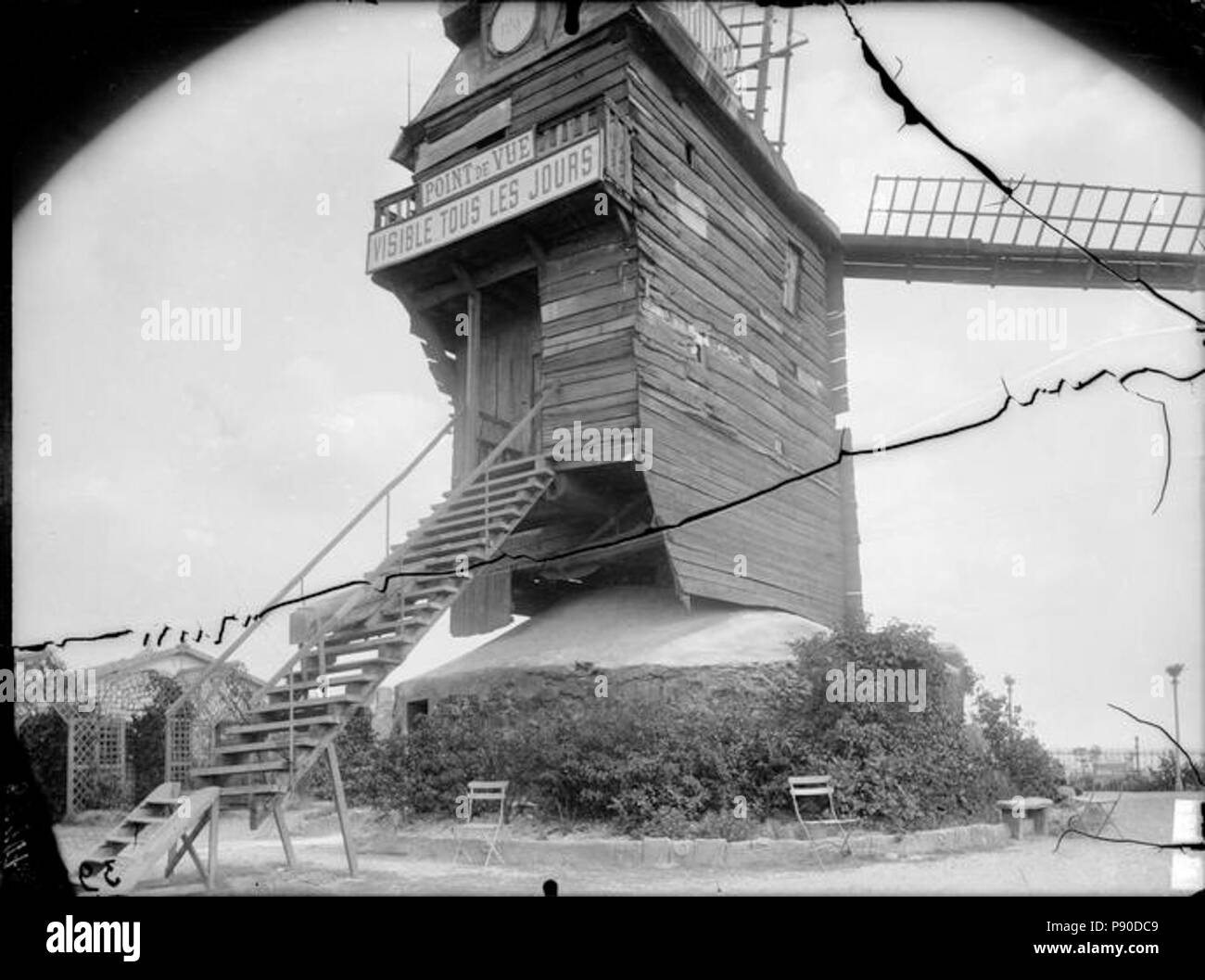 51 Basilique du Sacré-Coeur-Edicule en Planche près de l'église - Paris 18 - Médiathèque de l'architecture et du patrimoine - APMH 00037707 Stockfoto