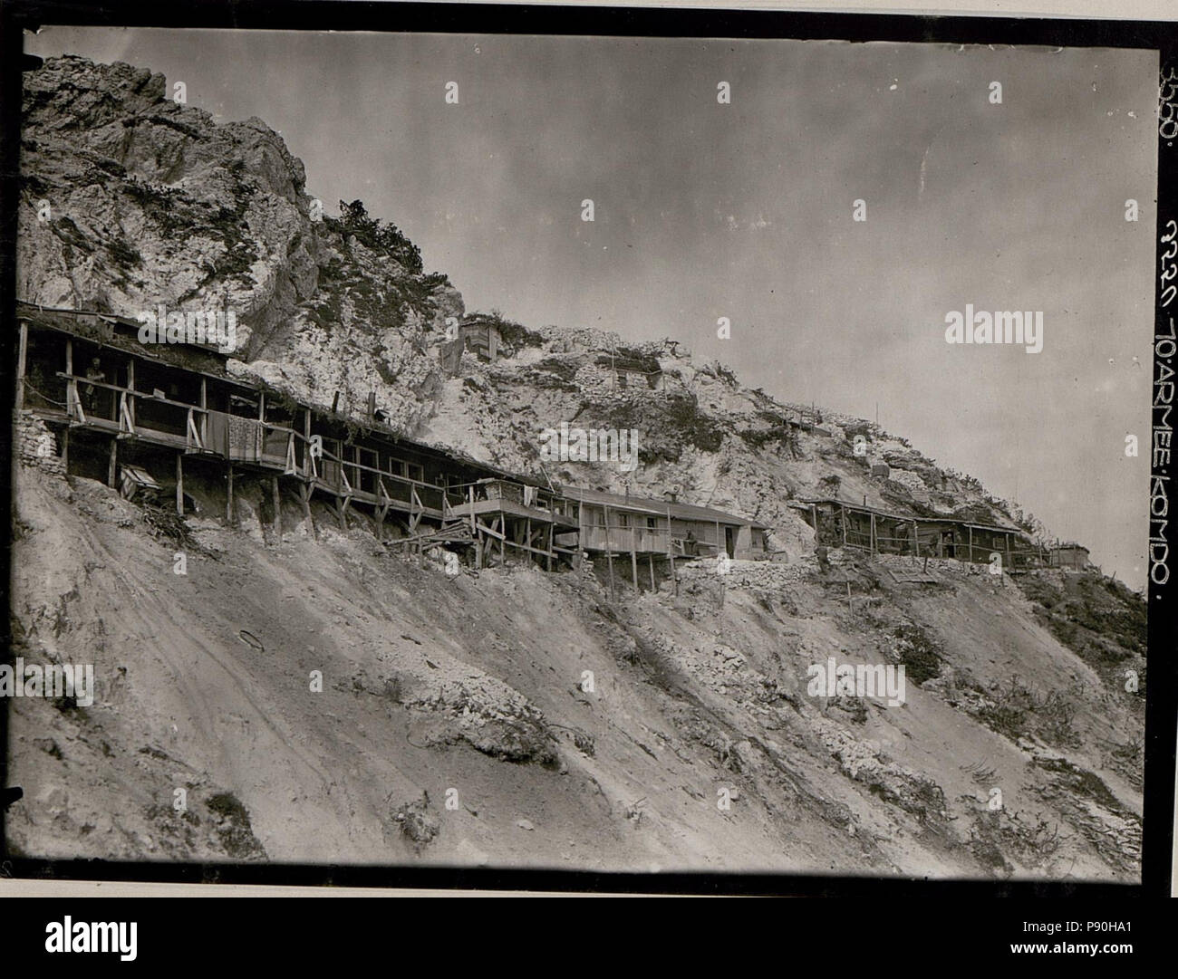 364 Kompanie-. Kommando und Unterkünfte am Schwarzenberg. (BildID) 15734704 Stockfoto