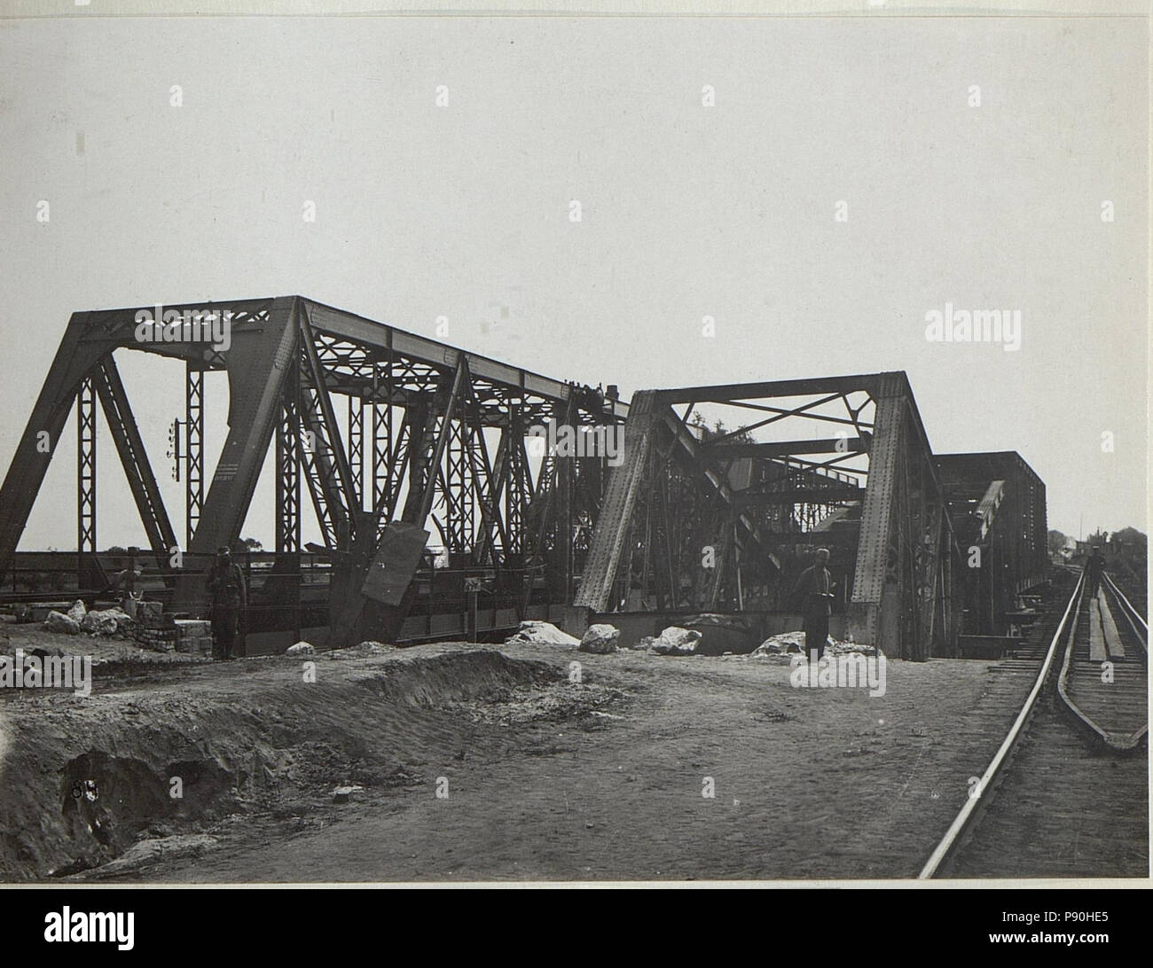 364 Kowel, Eisenbahnbrücke. (BildID) 15676902 Stockfoto