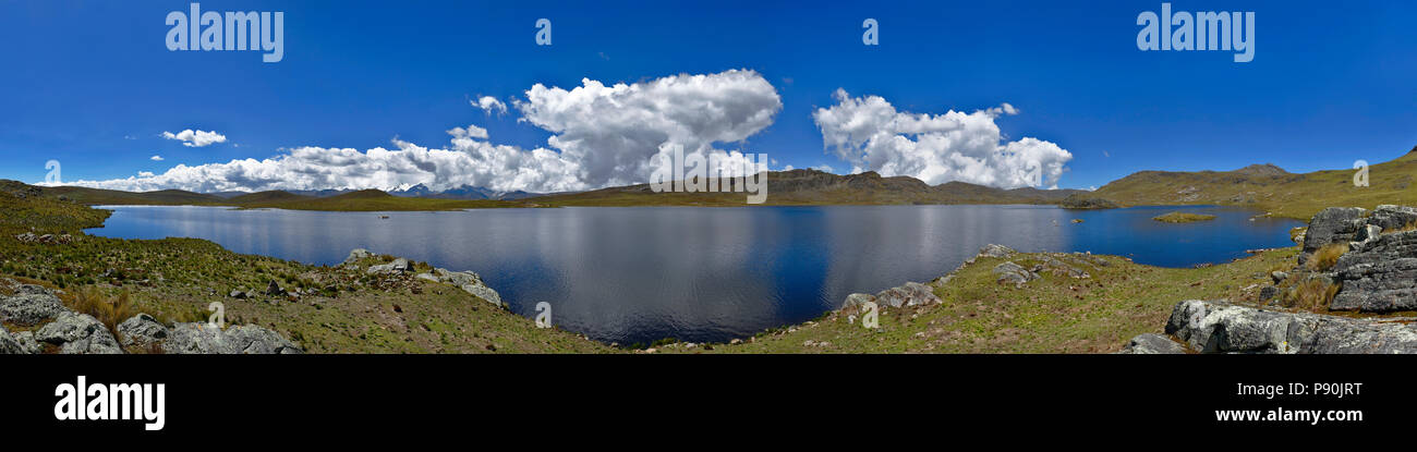 Anden Lagune im zentralen Hochland von Peru. Cusco - Perú Stockfoto