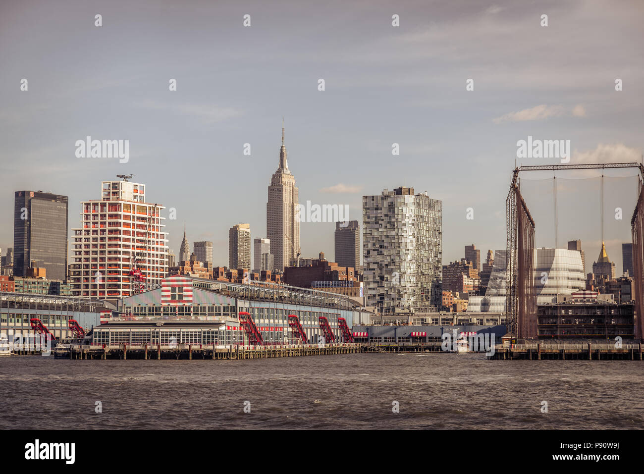 Chelsea Piers, Hudson River Park Pier 61 in New York. Stockfoto