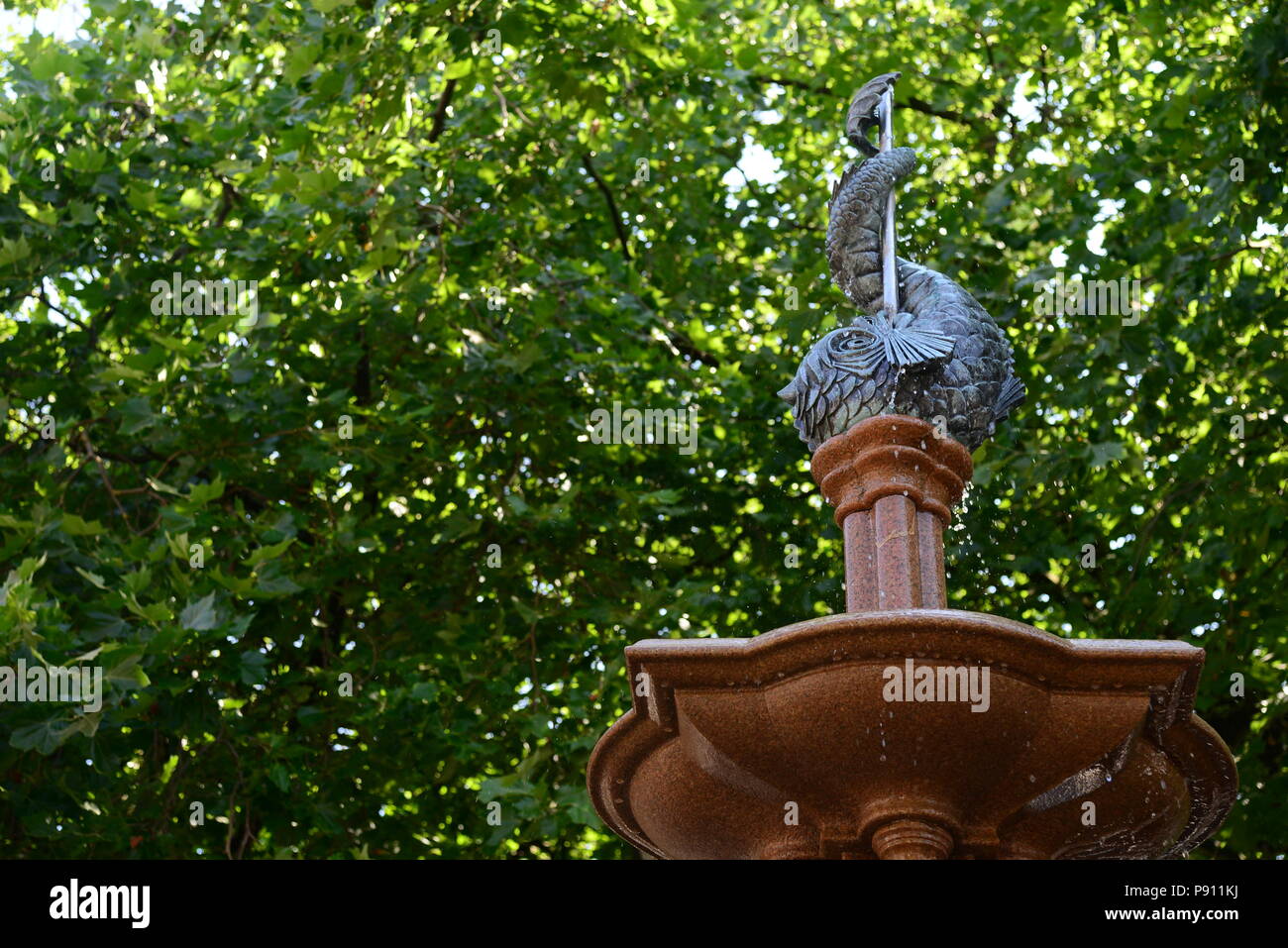 Victoria Jubiläum Brunnen, Manchester Stockfoto