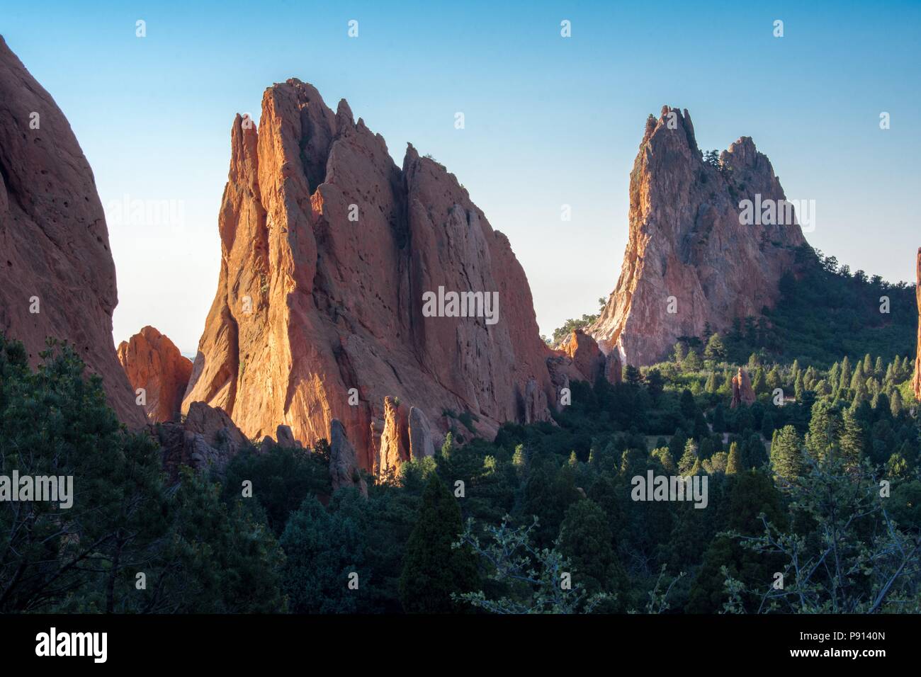 Garden of the Gods, Colorado Springs, Colorado USA Stockfoto