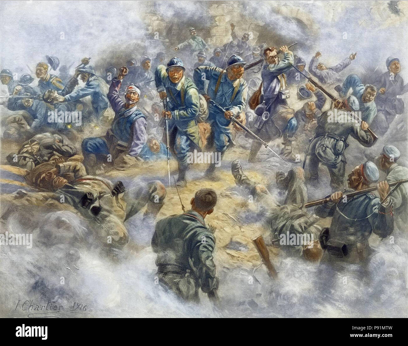 383 La reprise de Douaumont, le 24 octobre 1916 Stockfoto