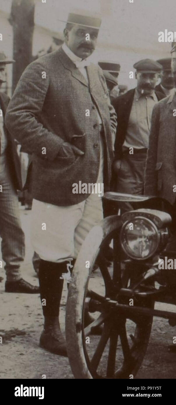 . 399 Le Comte de Dion sur le Tour de France 1899 Stockfoto