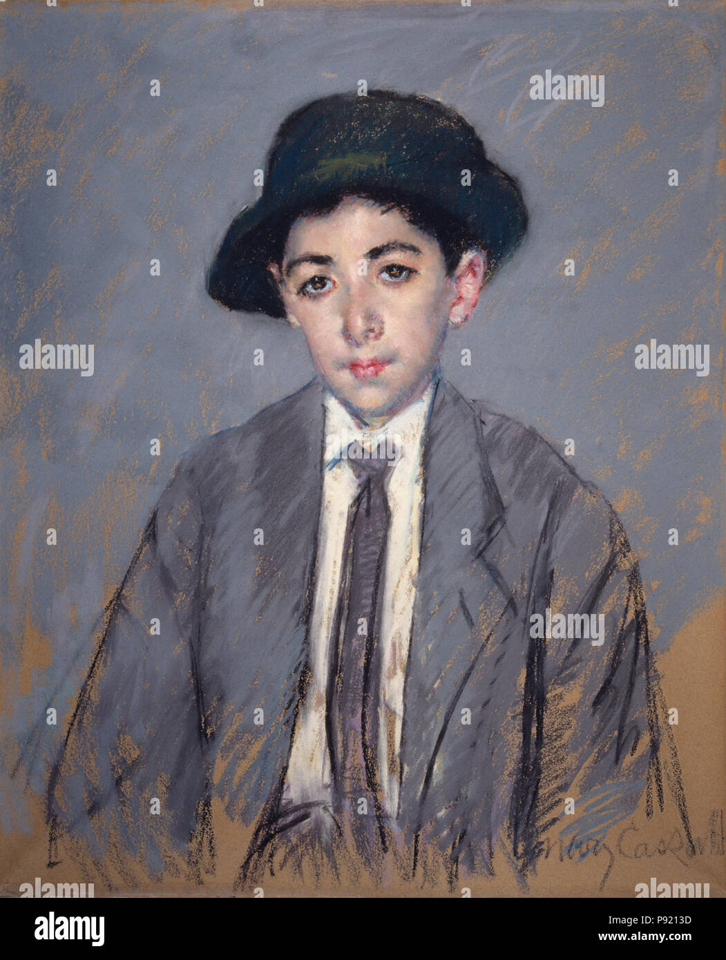 Mary Cassatt (American, 1844-1926). 'Charles Dikran Kelekian, ' 1910. Pastell auf beige, mäßig dick, leicht strukturiertes Papier. Walters Art Museum (37.2656): Vermächtnis der Beatrice A. Kelekian, in Erinnerung an Herrn und Frau Charles Dikran Kelekian, 1992. 412 Mary Cassatt - Charles Dikran Kelekian - Walters 372656 Stockfoto Mary Cassatt (American, 1844-1926). 'Charles Dikran Kelekian, ' 1910. Pastell auf beige, mäßig dick, leicht strukturiertes Papier. Walters Art Museum (37.2656): Vermächtnis der Beatrice A. Kelekian, in Erinnerung an Herrn und Frau Charles Dikran Kelekian, 1992. 412 Mary Cassatt - Charles Dikran Kelekian - Walters 372656 Stockfoto