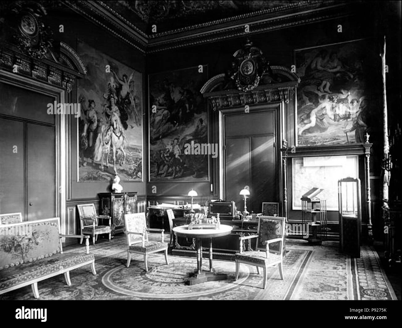 419 Ministère des Affaires Etrangères, Ministère de la Guerre - Cabinet du Ministre - Paris 07 - Médiathèque de l'architecture et du patrimoine - APMH 00016596 Stockfoto