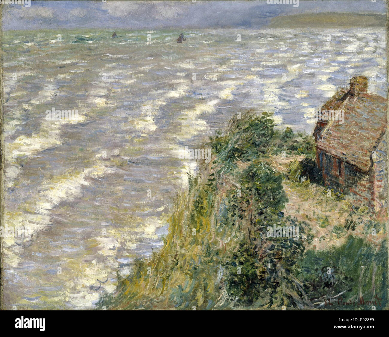 428 Brooklyn Museum - Rising Tide at Pourville (Marée montante à Pourville) - Claude Monet Stockfoto